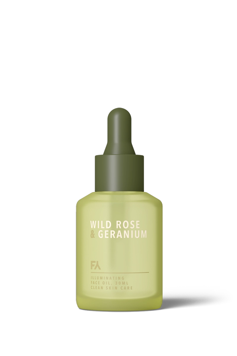 The winner of Harper's Bazaar Beauty Awards as the best facial oil, the wild rose face oil by Fields of Yarrow