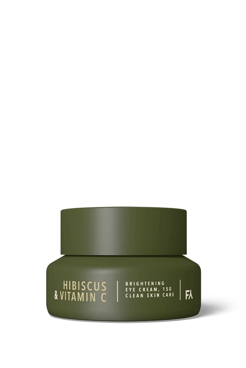 Super C and Hybiscus eye cream by Fields of Yarrow with only natural ingredients