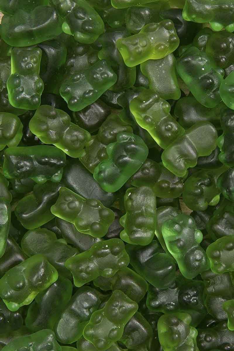 decorative picture showing gummy bears