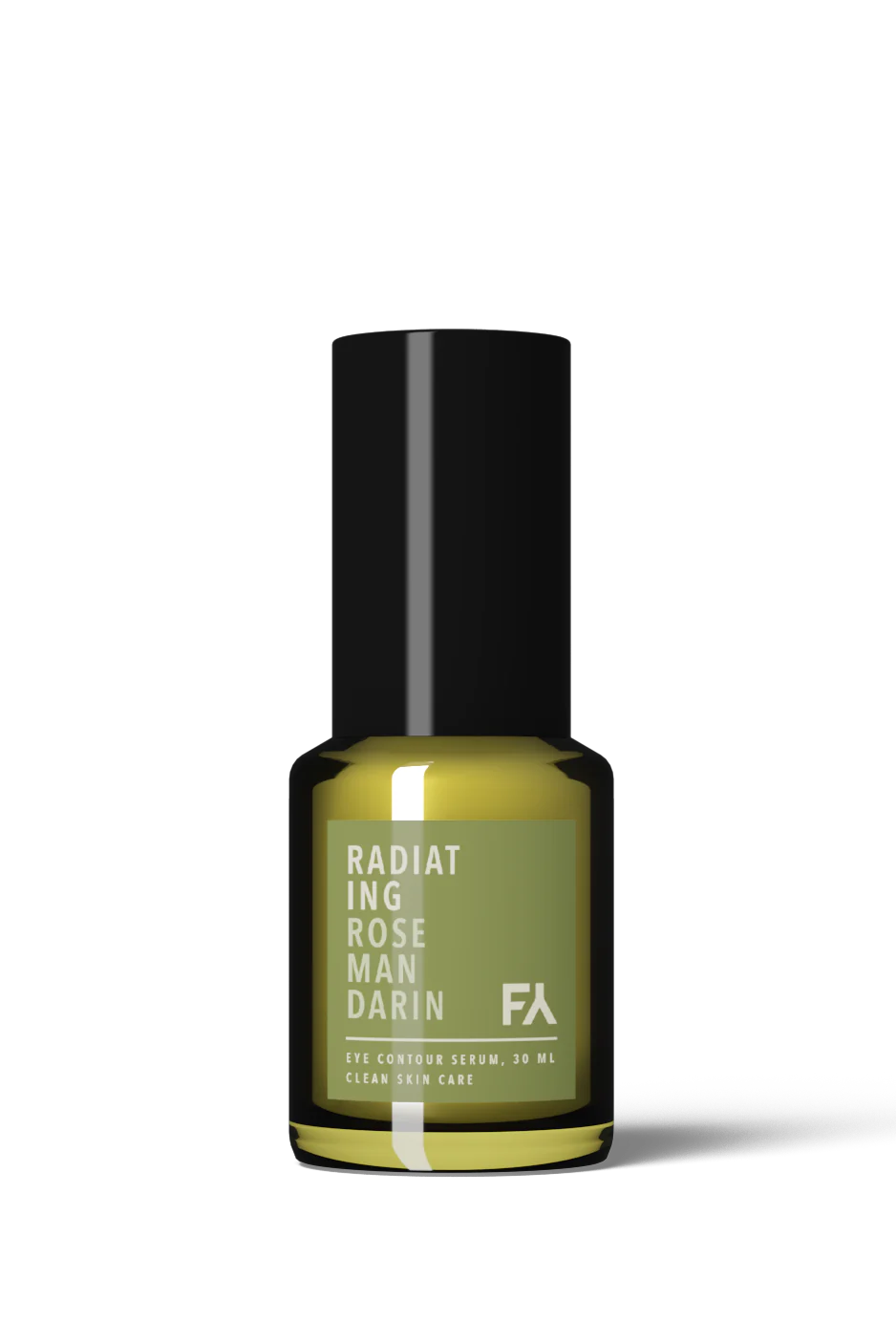 a hydrating eye contour serum with rose and mandarin by fields of yarrow