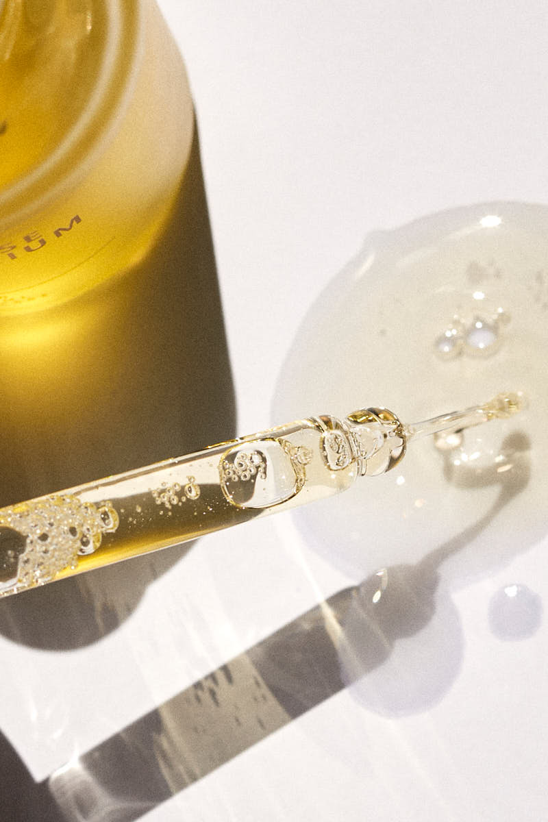 image of a nourishing and toning oil by fields of yarrow for the anti aging skincare routine