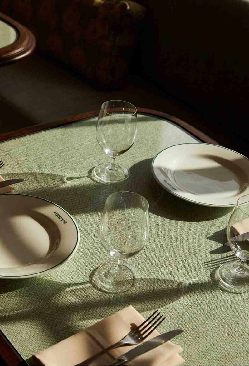 decorative image of a set table