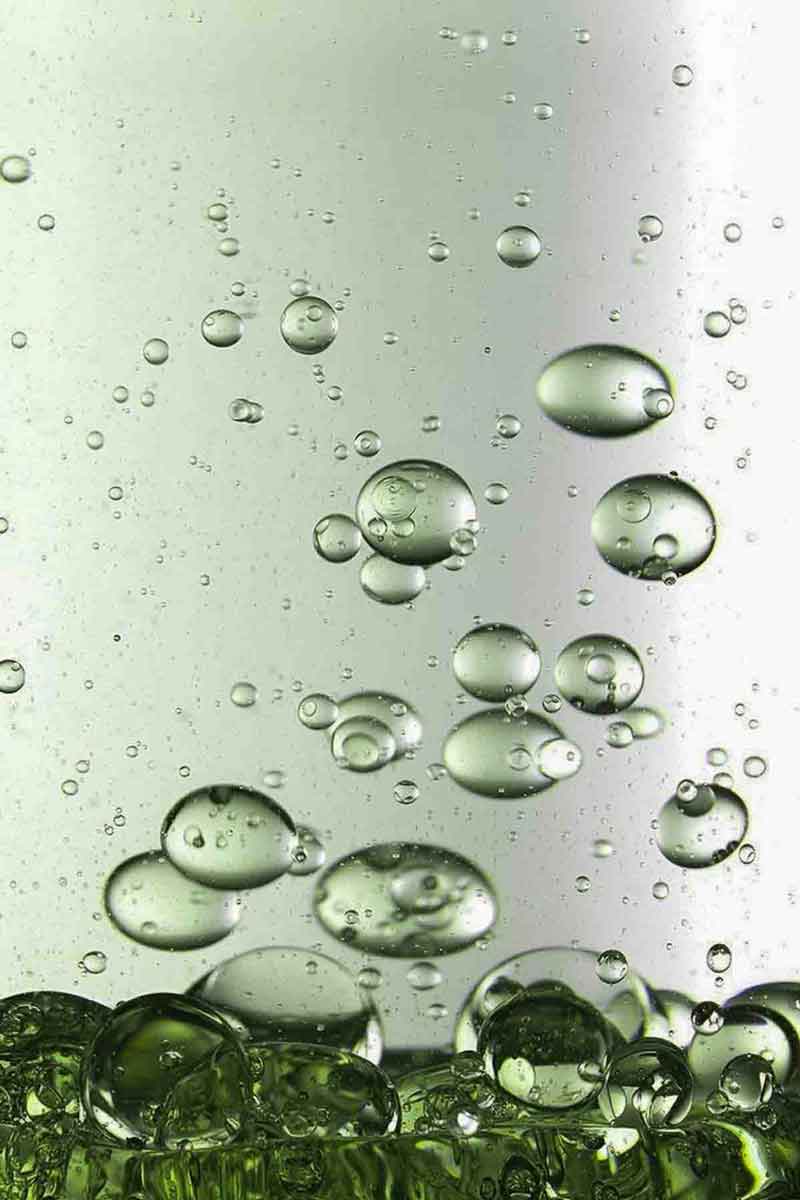 close up picture of lime essential oil