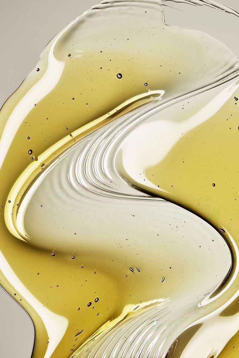 decorative image showing a closeup of the texture of a skincare product